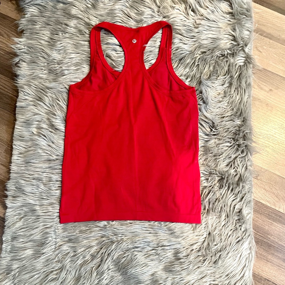 lululemon athletica Red Muscle Tee